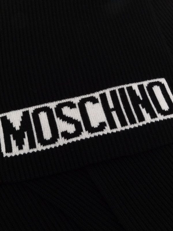 MOSCHINO SCIARPA LOGO NERA - immagine 3