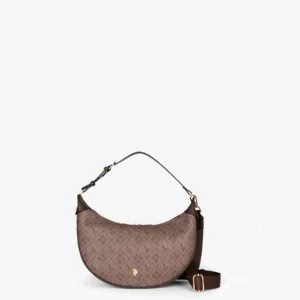 US POLO ASSN BORSA LOGO BROWN