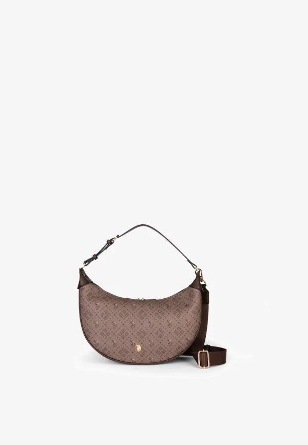 US POLO ASSN BORSA LOGO BROWN